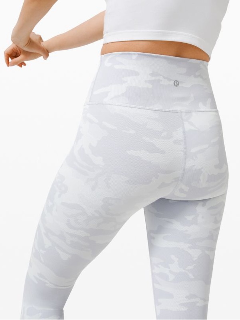 *new* Lululemon Wunder Under High-Rise Tight 25" * Incognito Camo Alpine White -